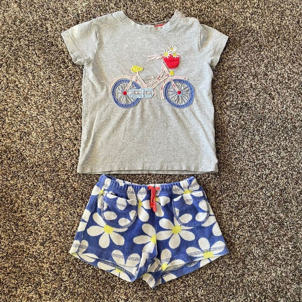 2-3 Mini Boden bicycle short set